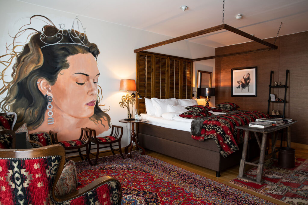 Hotel suite, Boman's Hotel, bathtub, Amanda Boman, Karin Hedenvind
