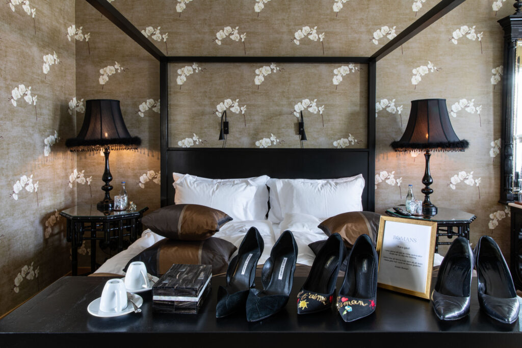 hotel suite, hotel room, Bomans Hotel, Orchid, bathtub, balcony, gucci, prada